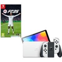 Nintendo Switch OLED & EA Sports FC 25 Bundle - White