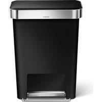 SIMPLEHUMAN CW1385CB 45-Litre Rectangular Bin - Black