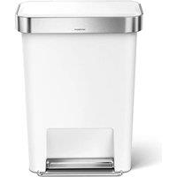 SIMPLEHUMAN CW1387CB 45-Litre Rectangular Bin - White