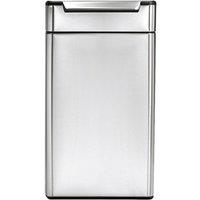 SIMPLEHUMAN CW2014 40-litre Rectangular Bin - Stainless Steel, Stainless Steel