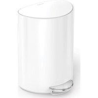 SIMPLEHUMAN CW2108 6-Litre Semi-Round Bin - White