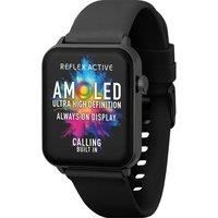 REFLEX ACTIVE Series 30 Smart Watch - Black, Silicone Strap, Black