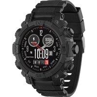 REFLEX ACTIVE Series 38 Sports Smart Watch - Black, Silicone Strap, Black