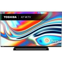 65" TOSHIBA Fire TV 65UF3F53DB Smart 4K Ultra HD HDR LED TV with Amazon Alexa, Black