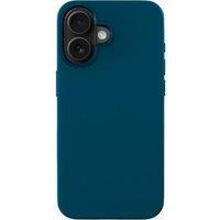 EPICO Mag Magnetic iPhone 16 Silicone Case - Petrol Blue, Blue