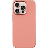 EPICO Mag Magnetic iPhone 16 Pro Max Silicone Case - Peach Pink, Pink