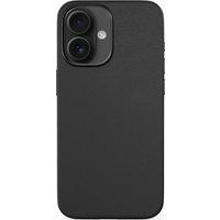 EPICO Mag Magnetic iPhone 16 Genuine Leather Case - Black, Black