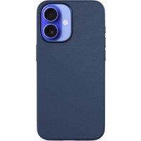 EPICO Mag Magnetic iPhone 16 Plus Genuine Leather Case - Blue, Blue