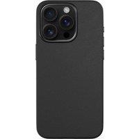 EPICO Mag Magnetic iPhone 16 Pro Genuine Leather Case - Black, Black