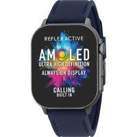 REFLEX ACTIVE Series 29 Smart Calling Watch - Navy Blue, Silicone Strap, Black,Blue