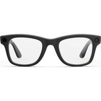 RAY-BAN Meta Wayfarer Large Glasses - Matte Black, Clear to G15 Green Transitions