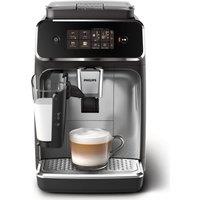 Philips Series 2300 LatteGo EP2336/40 Smart Bean to Cup Coffee Machine - Chrome and Black, Black,Silver/Grey