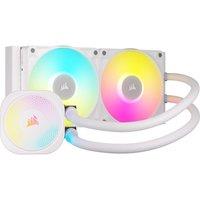 CORSAIR iCUE LINK TITAN 240 RX RGB Liquid 240 mm CPU Cooler - RGB LED, White, White