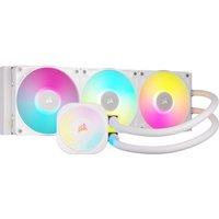 CORSAIR iCUE LINK TITAN 360 RX RGB 360 mm Liquid CPU Cooler - RGB LED, White, White