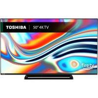 50" TOSHIBA Fire TV 50UF3F53DB Smart 4K Ultra HD HDR LED TV with Amazon Alexa, Black