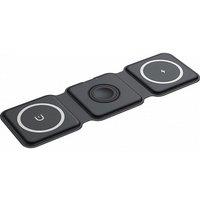 GROOV-E Triton GVWC10BK 3 in 1 Wireless Charging Pad, Black