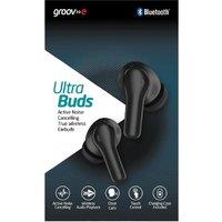 GROOV-E Ultra Buds GV-TW10 Wireless Bluetooth Noise-Cancelling Earbuds - Black, Black