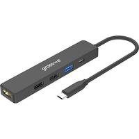 GROOV-E GVPC10BK 5-port USB Type-C Hub