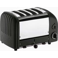 DUALIT Classic 4-Slice Toaster - Black, Black