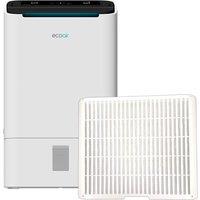 ECOAIR DD2 Simple Desiccant Dehumidifier - White