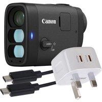 CANON Powershot Golf Laser Rangefinder with Charging Kit, Black