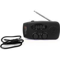 TECHNAXX TX-238 Portable FM/AM Solar Radio - Black, Black