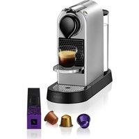 NESPRESSO by Krups Citiz XN741B40 Coffee Machine - Silver, Black,Silver/Grey