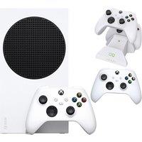 Microsoft Xbox Series S (1 TB SSD), X And Twin Docking Station & Wireless Controller Bundle - White, White