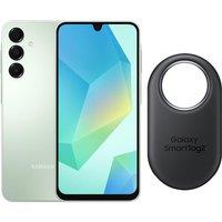 Samsung Galaxy A16 (128 GB, Light Green) & SmartTag2 Bundle, Green