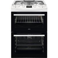 AEG 5000 SurroundCook CKX6540ACW 60 cm Dual Fuel Cooker - White, White