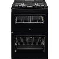 AEG 5000 SurroundCook CKX6540ACB 60 cm Dual Fuel Cooker - Black, Black