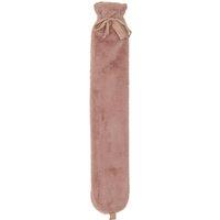 AROMA HOME Faux Fur Long Hot Water Bottle - Pink, Pink