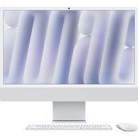APPLE iMac 4.5K 24" (2024) - M4, 512 GB SSD, Silver, Silver/Grey