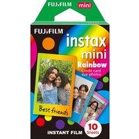 INSTAX Mini Rainbow Film - 10 Shot Pack, Patterned
