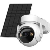 IMOU Cell PT 2K WiFi Security Camera with Solar Panel, White