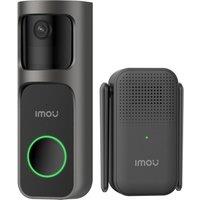 IMOU 2S 2K Quad HD Video Doorbell with Chime - Black, Black