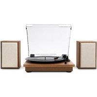 VICTROLA Montauk VM-135 Belt Drive Bluetooth Turntable - Oak, Brown