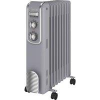 SWAN SH60010GRN Portable Oil-Filled Radiator - Grey, Silver/Grey