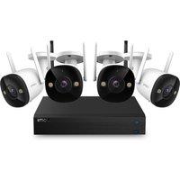 IMOU HD 1080p 2C Wireless Security System - 1 TB, Pack of 4, Black,White