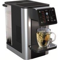 AQUA OPTIMA Aurora Hot & Chilled Filtered Water Dispenser - Silver & Black, Black,Silver/Grey
