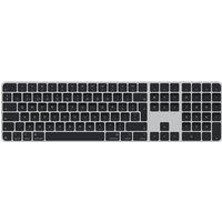 APPLE Magic Wireless Keyboard with Touch ID & Numeric Keypad - Black, Black,Silver/Grey