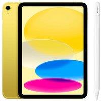 Apple 10.9 iPad (64 GB, Yellow) & Pencil (USB-C) Bundle, Yellow