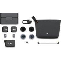 DJI Mic Mini (2 TX 1 RX Charging Case) Wireless Microphone Kit - Dark Grey, Silver/Grey