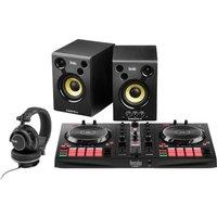 HERCULES DJControl Inpulse 300 MK2 Audio Controller Essentials Kit - Black, Black