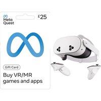 Meta Quest 3S Mixed Reality Headset & £25 Quest Gift Card Bundle