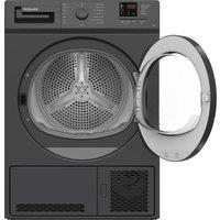 HOTPOINT C HD C82 GGGD UK 8 kg Condenser Tumble Dryer - Graphite, Silver/Grey