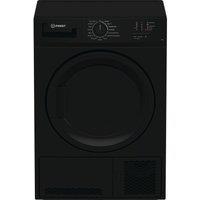 INDESIT C YD C82 BBGL UK 8 kg Condenser Tumble Dryer - Black, Black