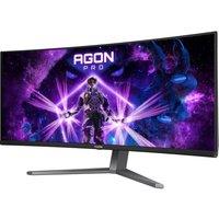AOC AGON PRO AG346UCD Wide Quad HD 34" Curved OLED Gaming Monitor - Black, Black