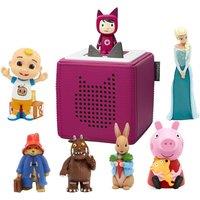 Tonies Tonies Toniebox Starter Set (Purple) & Set of 6 Audio Figures Bundle