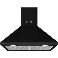 SMEG KSED95NEE Victoria Chimney Cooker Hood - Black, Black